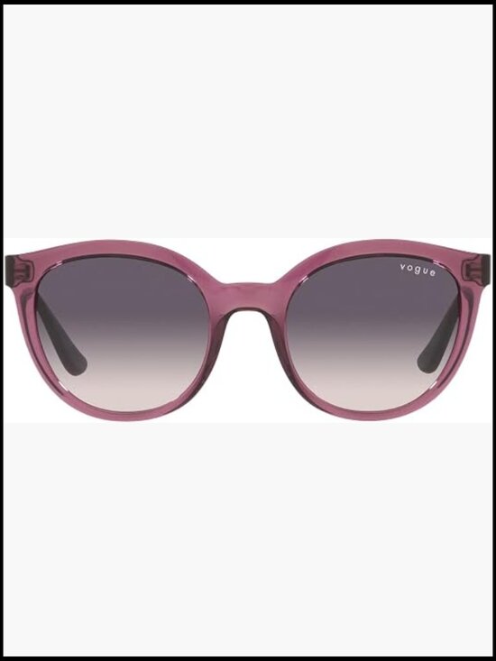 Oval Sunglasses with 100% UV Protection and Gradient Lenses